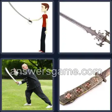 4 Bilder 1 Wort 5 Buchstaben SÄBEL