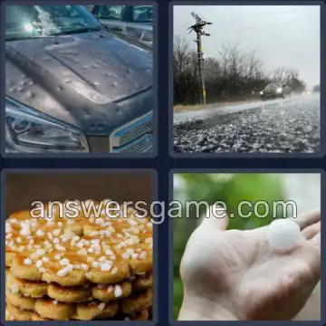 4 Bilder 1 Wort 5 Buchstaben HAGEL