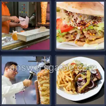 4 Bilder 1 Wort 5 Buchstaben DÖNER