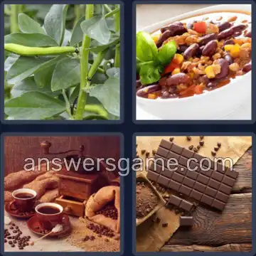 4 Bilder 1 Wort 5 Buchstaben BOHNE