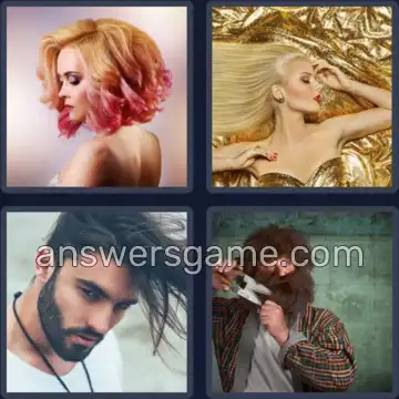 4 Bilder 1 Wort 5 Buchstaben HAARE