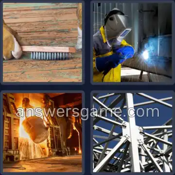 4 Bilder 1 Wort 5 Buchstaben STAHL