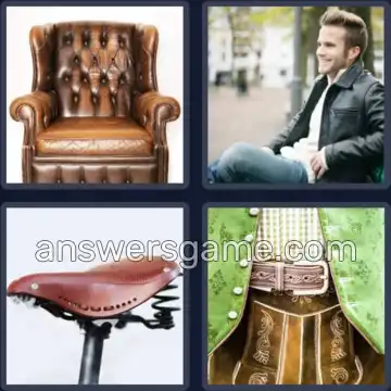 4 Bilder 1 Wort 5 Buchstaben LEDER