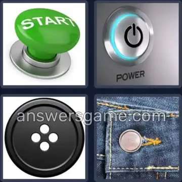 4 Bilder 1 Wort 5 Buchstaben KNOPF