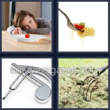 4 Bilder 1 Wort 5 Buchstaben GABEL