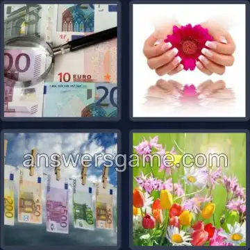 4 Bilder 1 Wort 5 Buchstaben BLÜTE