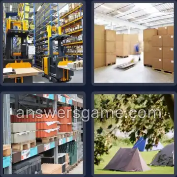 4 Bilder 1 Wort 5 Buchstaben LAGER