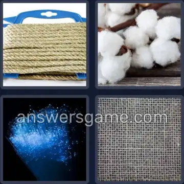 4 Bilder 1 Wort 5 Buchstaben FASER