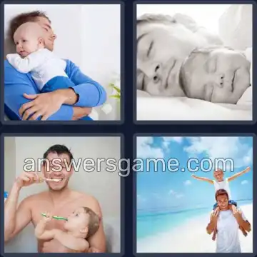 4 Bilder 1 Wort 5 Buchstaben VATER