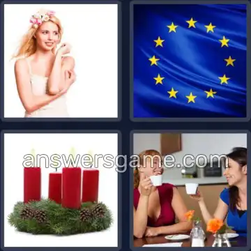 4 Bilder 1 Wort 5 Buchstaben KRANZ