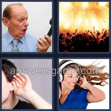 4 Bilder 1 Wort 5 Buchstaben HÖRER