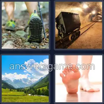 4 Bilder 1 Wort 5 Buchstaben SOHLE