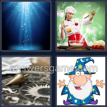 4 Bilder 1 Wort 5 Buchstaben MAGIE