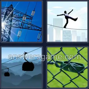 4 Bilder 1 Wort 5 Buchstaben DRAHT