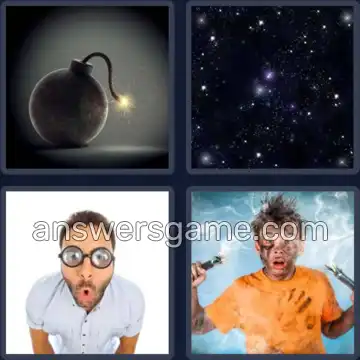 4 Bilder 1 Wort 5 Buchstaben KNALL