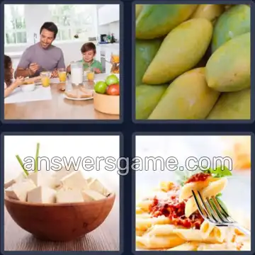4 Bilder 1 Wort 5 Buchstaben ESSEN