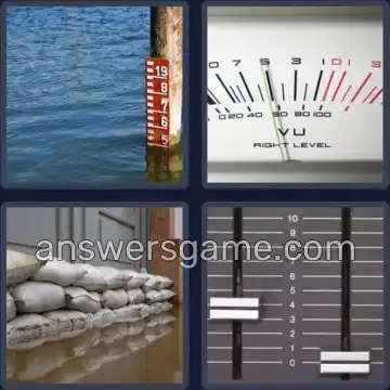 4 Bilder 1 Wort 5 Buchstaben PEGEL