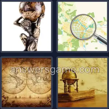 4 Bilder 1 Wort 5 Buchstaben ATLAS