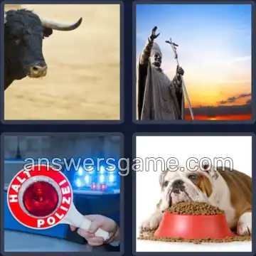 4 Bilder 1 Wort 5 Buchstaben BULLE