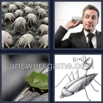 4 Bilder 1 Wort 5 Buchstaben WANZE