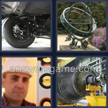 4 Bilder 1 Wort 5 Buchstaben ACHSE