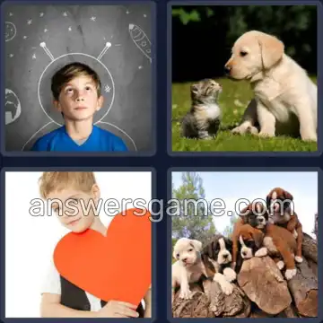 4 Bilder 1 Wort 5 Buchstaben JUNGE