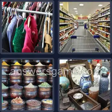 4 Bilder 1 Wort 5 Buchstaben MARKT