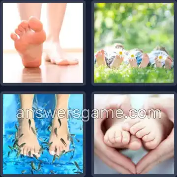 4 Bilder 1 Wort 5 Buchstaben FÜSSE