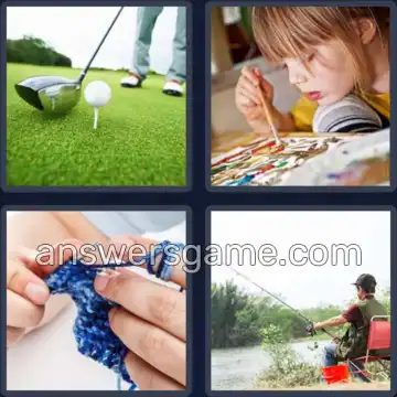 4 Bilder 1 Wort 5 Buchstaben HOBBY