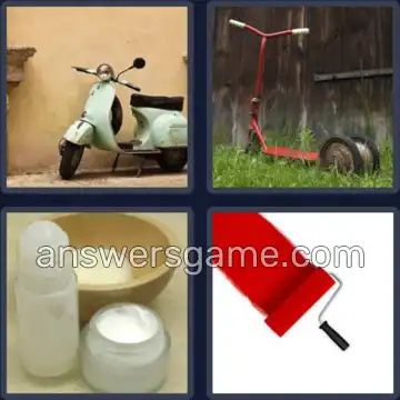 4 Bilder 1 Wort 6 Buchstaben ROLLER