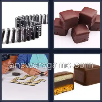 4 Bilder 1 Wort 6 Buchstaben DOMINO