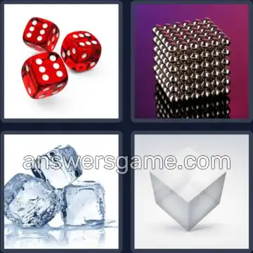 4 Bilder 1 Wort 6 Buchstaben WÜRFEL