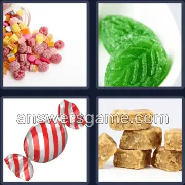 4 Bilder 1 Wort 6 Buchstaben BONBON