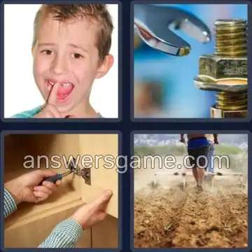 4 Bilder 1 Wort 6 Buchstaben LOCKER