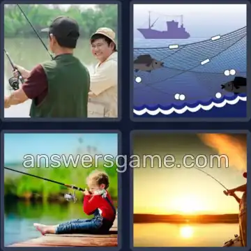 4 Bilder 1 Wort 6 Buchstaben ANGELN