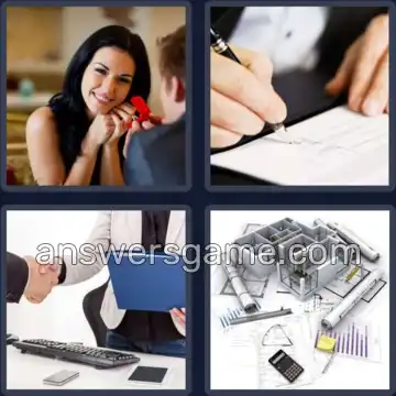 4 Bilder 1 Wort 6 Buchstaben ANTRAG