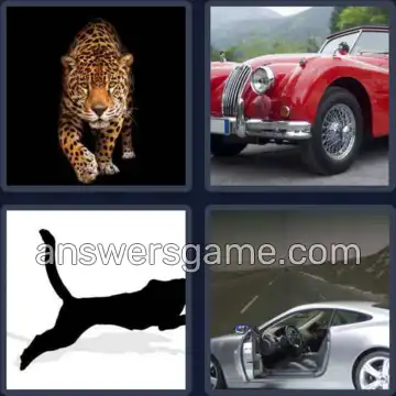 4 Bilder 1 Wort 6 Buchstaben JAGUAR
