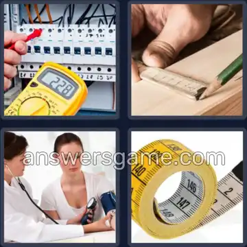 4 Bilder 1 Wort 6 Buchstaben MESSEN