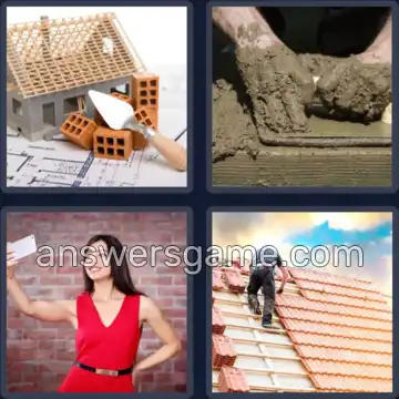 4 Bilder 1 Wort 6 Buchstaben ZIEGEL