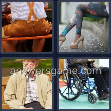 4 Bilder 1 Wort 6 Buchstaben SITZEN