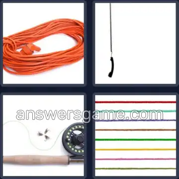 4 Bilder 1 Wort 6 Buchstaben SCHNUR