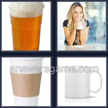 4 Bilder 1 Wort 6 Buchstaben BECHER