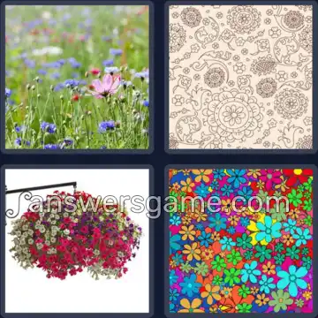 4 Bilder 1 Wort 6 Buchstaben FLORAL