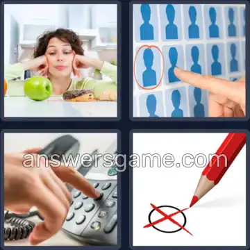 4 Bilder 1 Wort 6 Buchstaben WÄHLEN