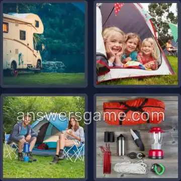 4 Bilder 1 Wort 6 Buchstaben CAMPER