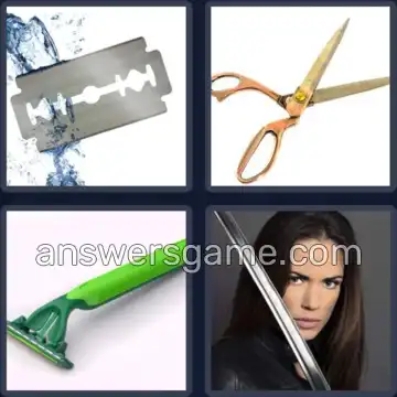 4 Bilder 1 Wort 6 Buchstaben KLINGE