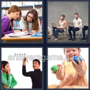 4 Bilder 1 Wort 6 Buchstaben LERNEN