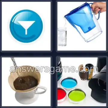 4 Bilder 1 Wort 6 Buchstaben FILTER