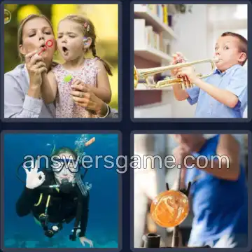 4 Bilder 1 Wort 6 Buchstaben BLASEN