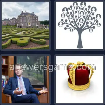 4 Bilder 1 Wort 6 Buchstaben ADELIG